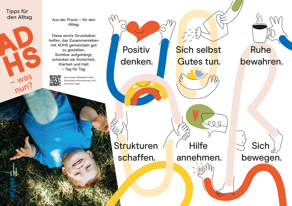 Tipps für den ADHS-Alltag (Falt-Plakat)