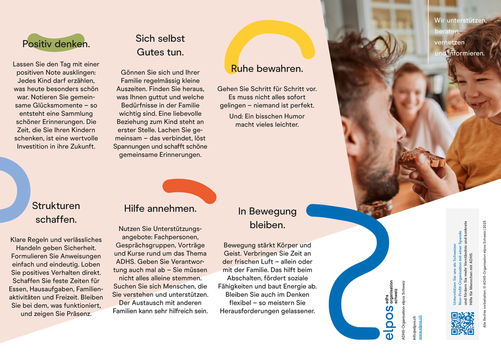Tipps für den ADHS-Alltag (Falt-Plakat)