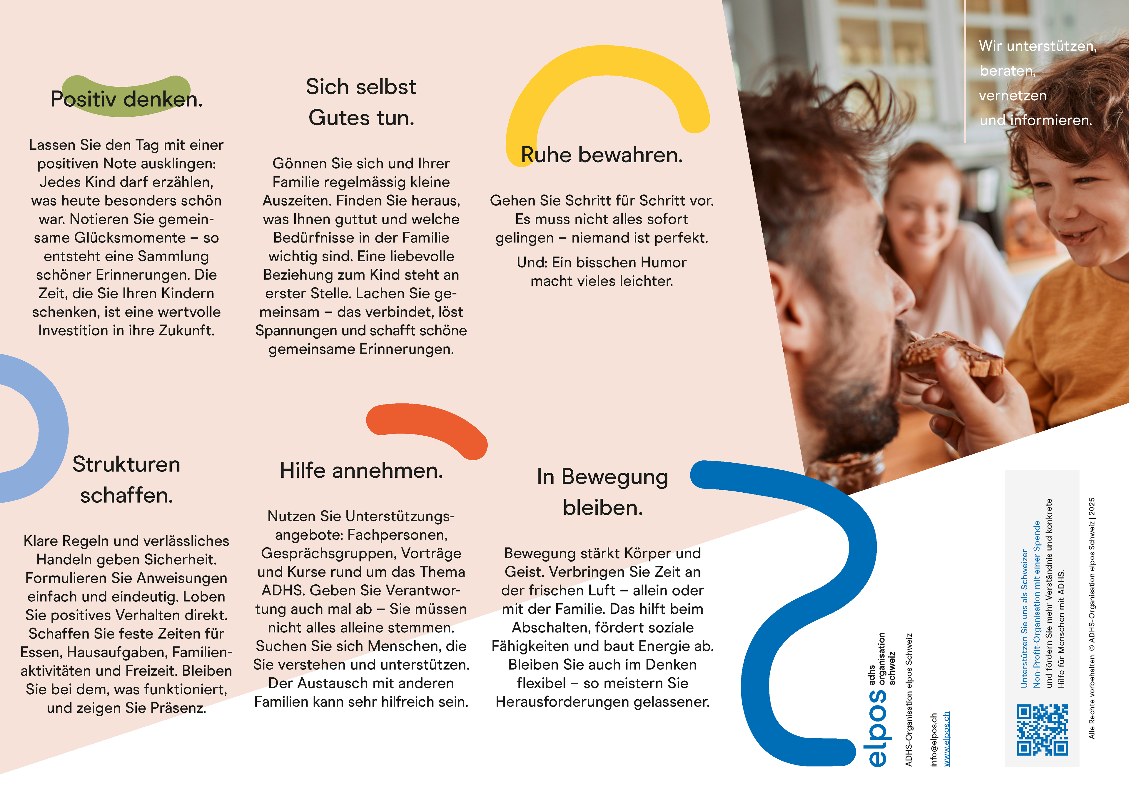 Tipps für den ADHS-Alltag (Falt-Plakat)
