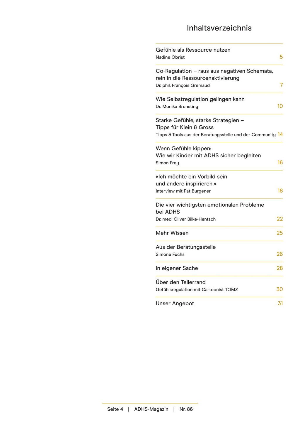 ADHS-Magazin Nr. 86 I Gefühlsstark mit ADHS