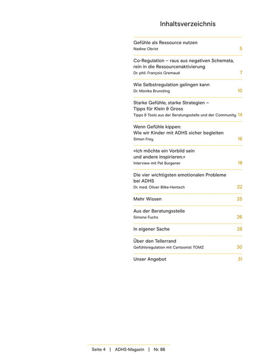 ADHS-Magazin Nr. 86 (digital): Gefühlsstark mit ADHS