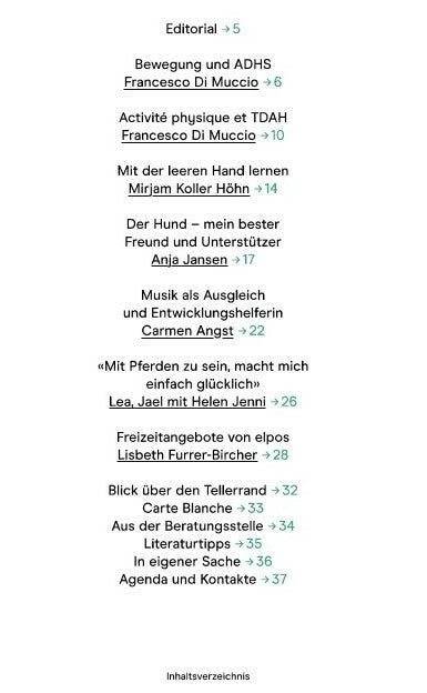 elpost Nr. 80 I ADHS und Freizeit