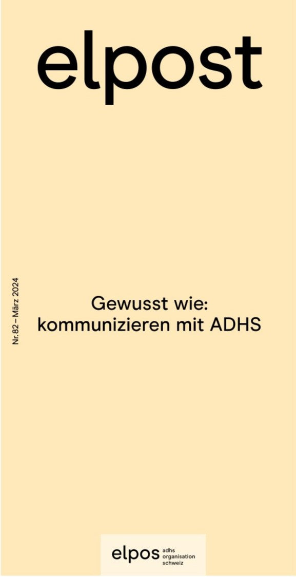 elpost Nr. 82 I Gewusst wie: kommunizieren mit ADHS