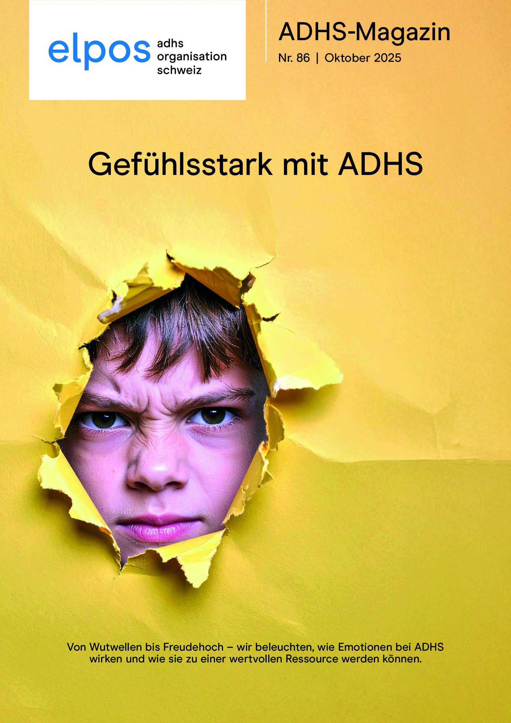 ADHS-Magazin Nr. 86 I Gefühlsstark mit ADHS